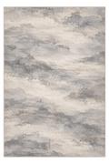 Luminelle Aurielle Mist Modern Abstract Area Rug — digital design render