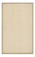 Luminelle Aveline Ivory Wool Textured Area Rug — digital design render