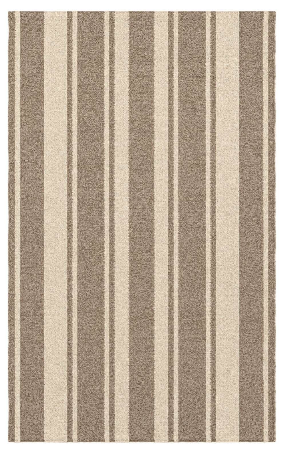 Luminelle Juliette Stripe Wool Geometric Area Rug — digital design render