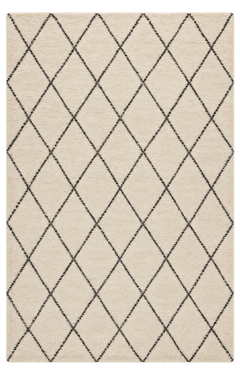 Luminelle Lucien Diamond Wool Geometric Area Rug — digital design render