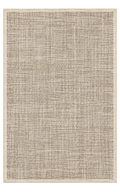 Luminelle Solenne Oatmeal Wool Textured Area Rug — digital design render